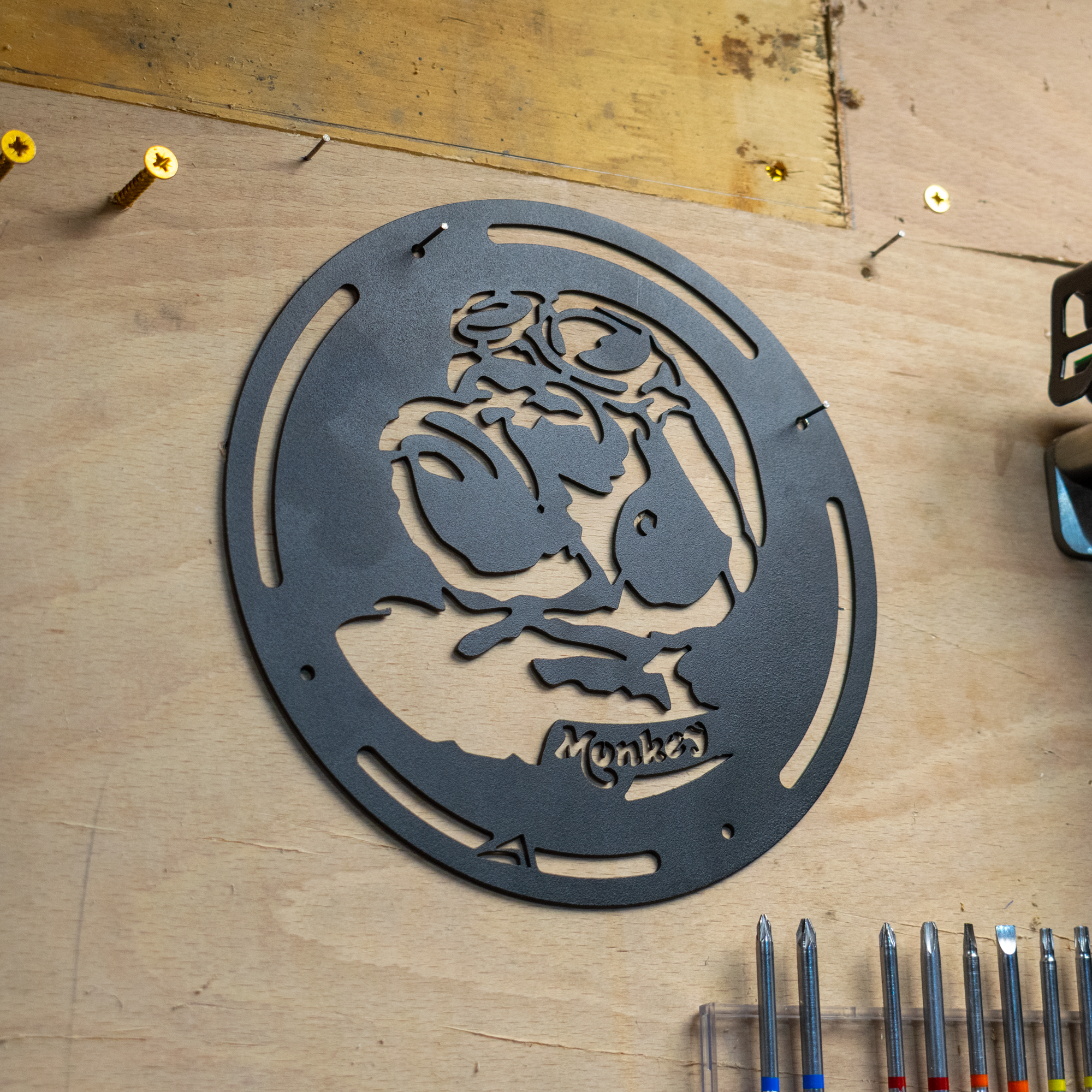 Pyramid Metal Plaque | Honda Monkey Emblem -   Pyramid Motorcycle Accessories