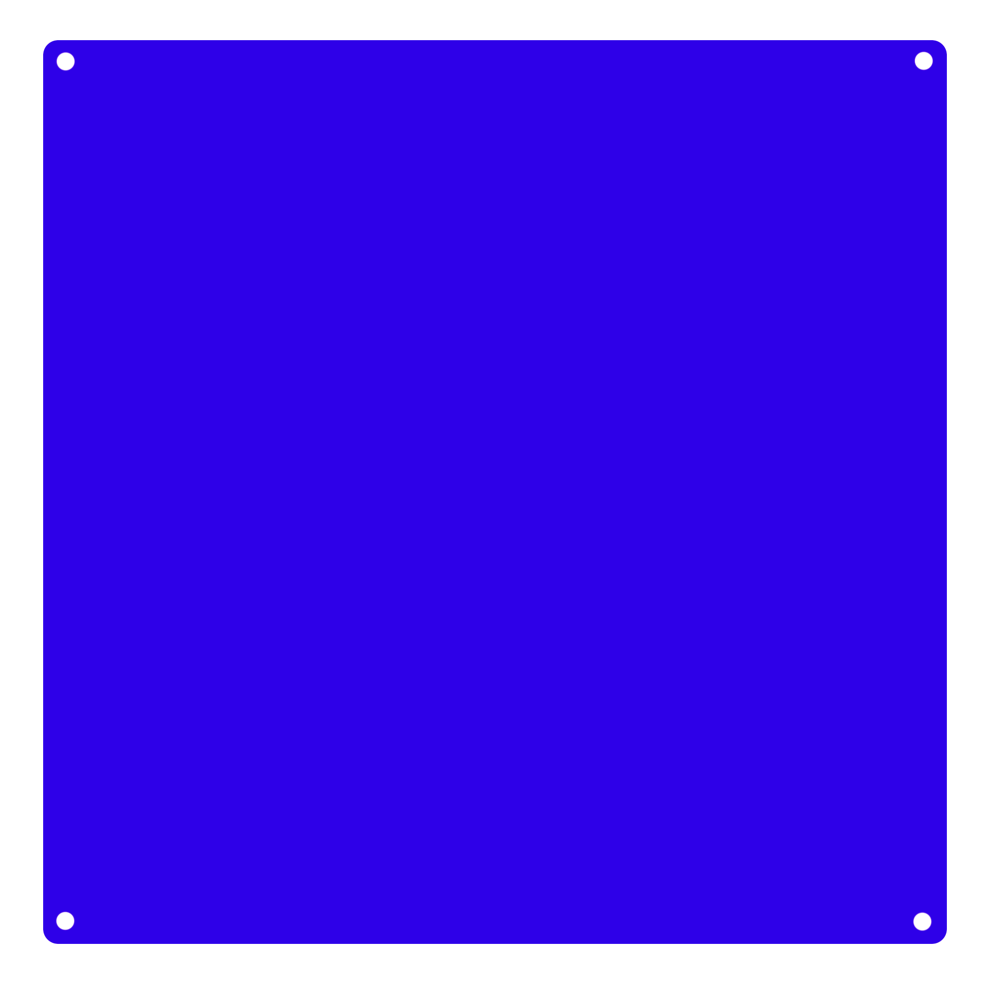 Pyramid Acrylic Colour Backing Sheet | Blue