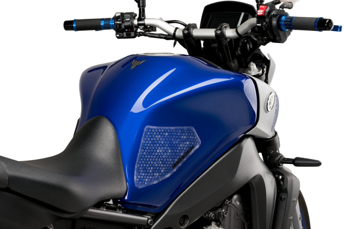 Onedesign Tank Grips | Clear | Yamaha MT-09 SP 2021>2023-Tank Protection-Pyramid Motorcycle Accessories