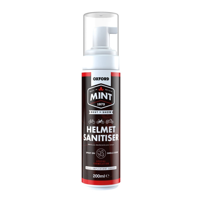 Oxford Mint Helmet Sanitiser Foam 200ml -  Shop name