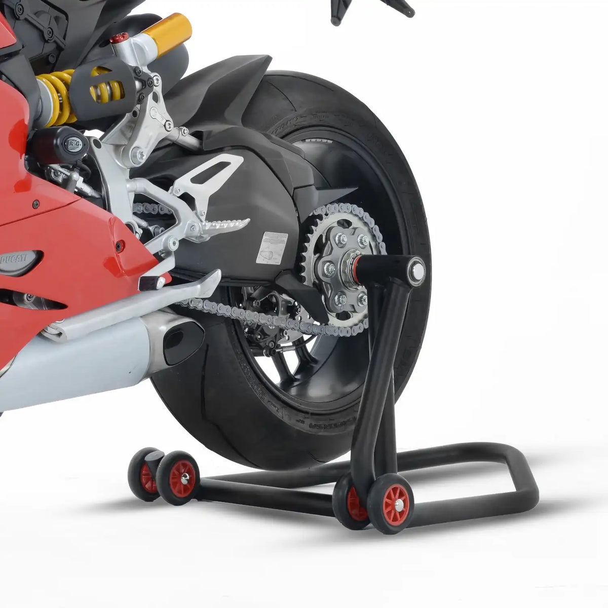 R&G Elevation Paddock Stand - (LHS) Single Sided (Rear) -   Pyramid Motorcycle Accessories