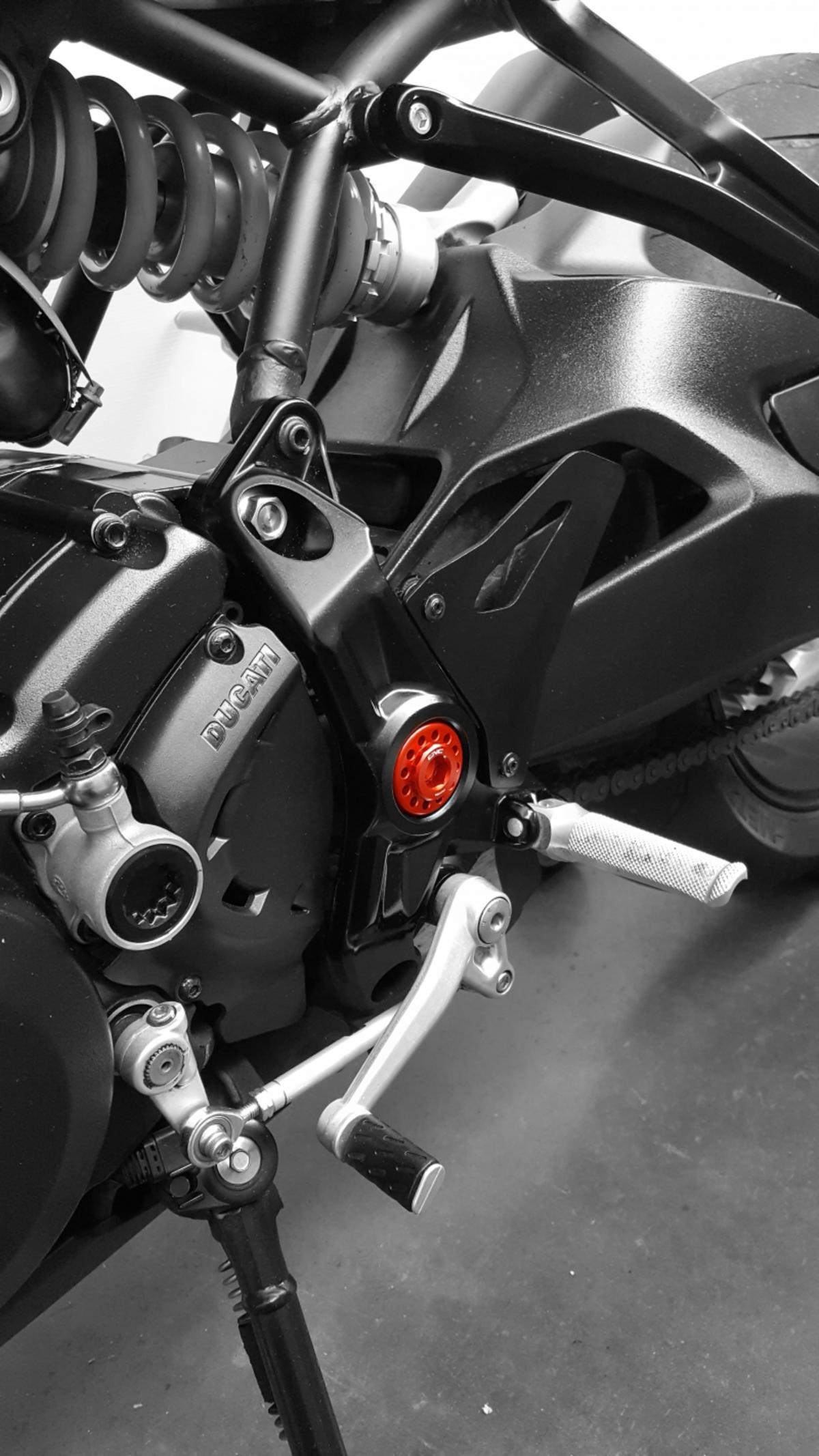 CNC Racing Central Bolt Kit OEM Rearsets for Ducati Monster 1200 / Supersport 950 -   Pyramid Motorcycle Accessories
