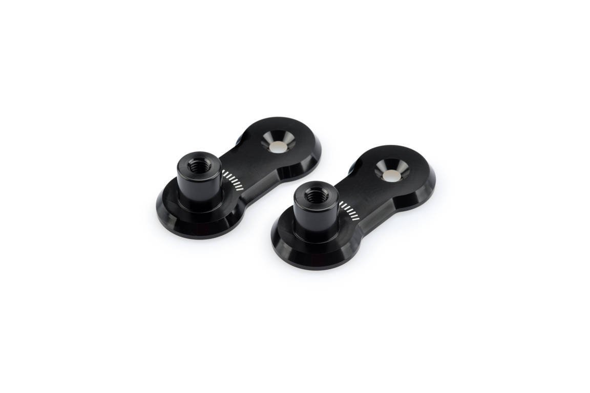 Puig 40mm Offset Arm for Adjustable Footpeg Adaptors | Black-M3839N-Adaptors-Pyramid Motorcycle Accessories