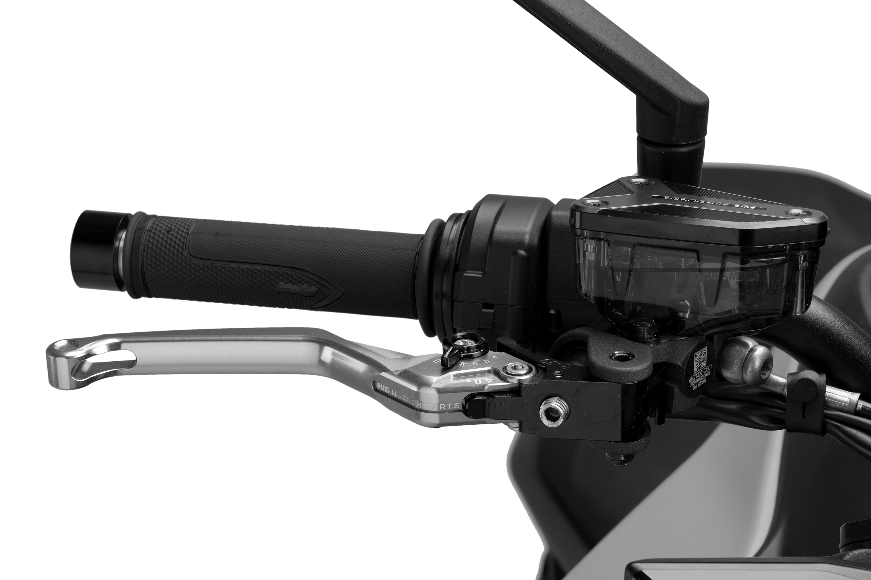 Puig 4.0 Lever - Fixed - Front Brake/Right Hand-M4120PN-Levers-Pyramid Motorcycle Accessories