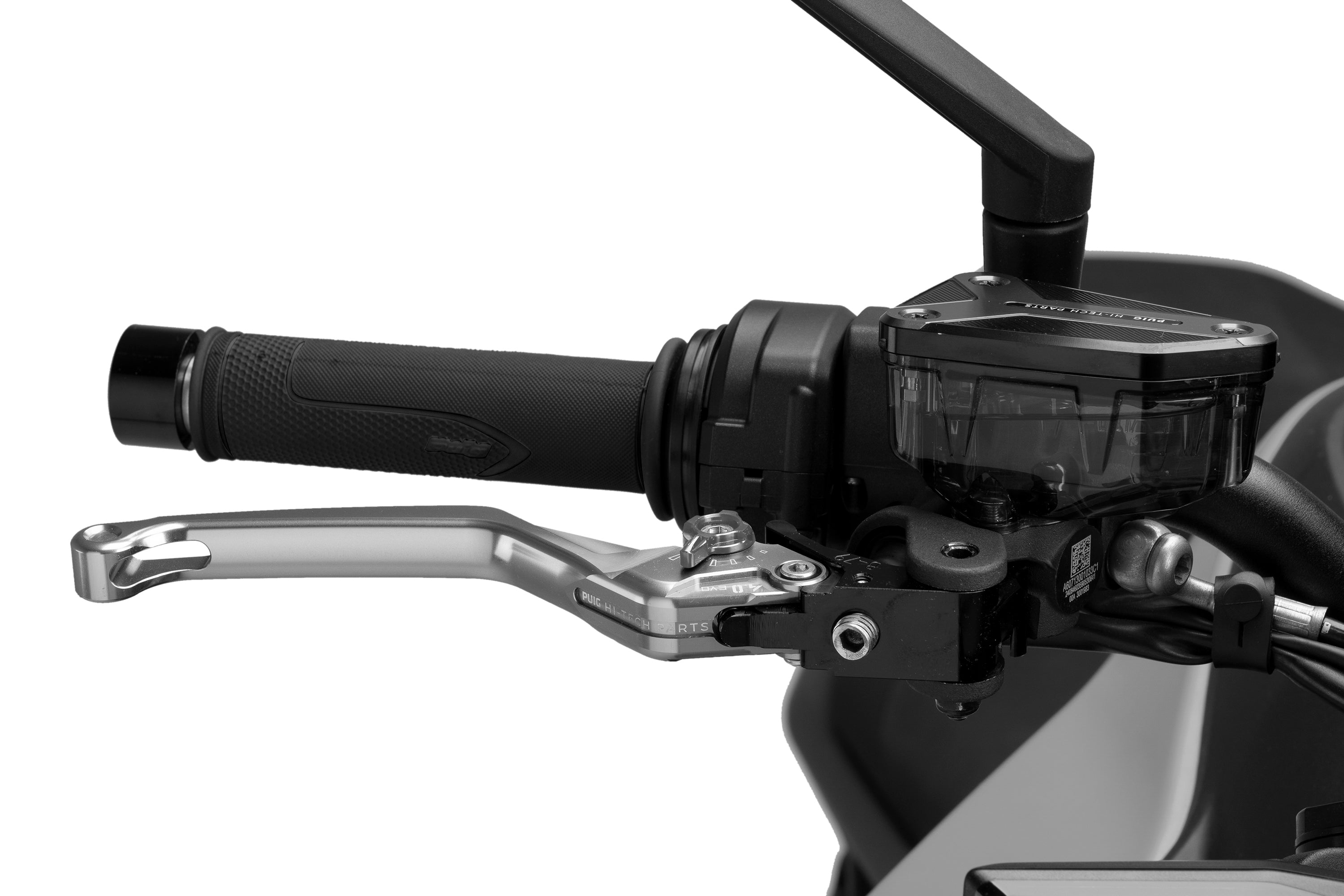 Puig 4.0 Lever - Fixed - Front Brake/Right Hand-M4120PP-Levers-Pyramid Motorcycle Accessories