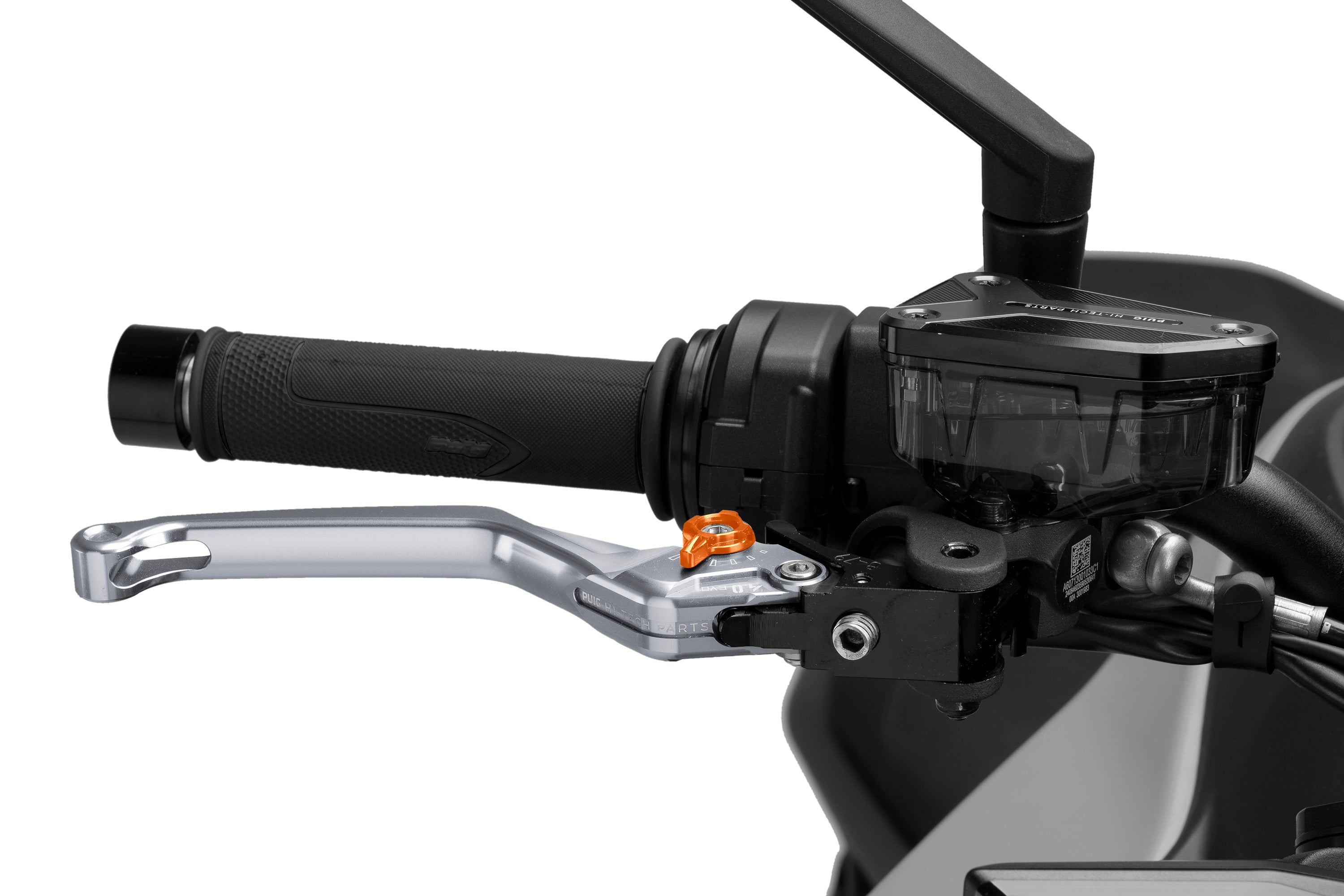 Puig 4.0 Lever - Fixed - Front Brake/Right Hand-M4120YT-Levers-Pyramid Motorcycle Accessories