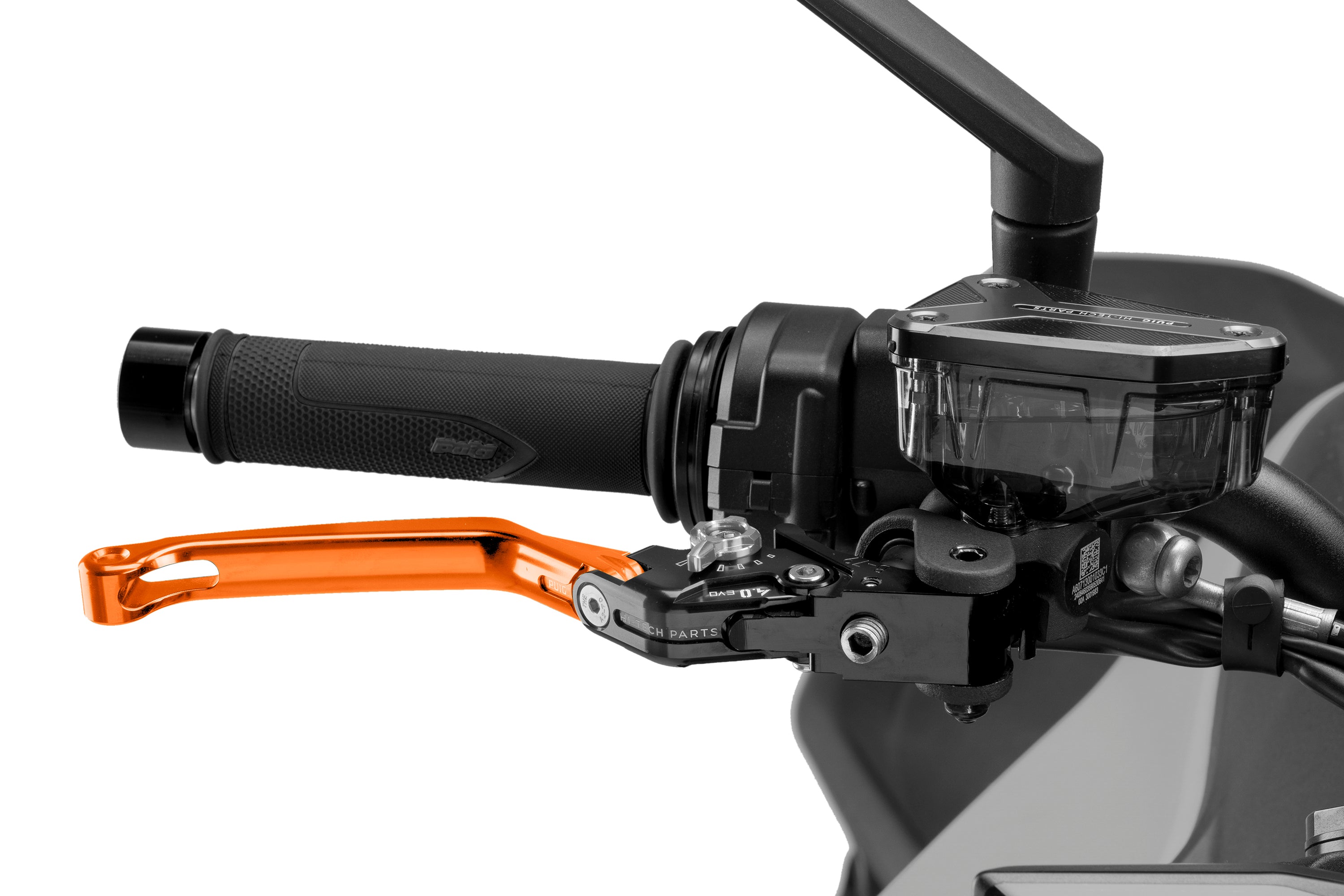 Puig 4.0 Lever - Foldable - Front Brake/Right Hand-M4110TP-Levers-Pyramid Motorcycle Accessories