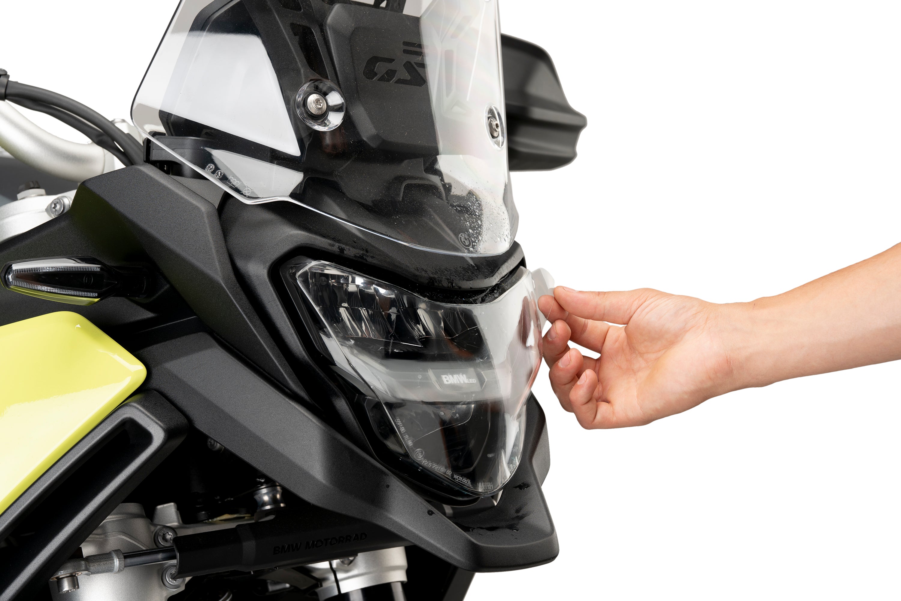 Puig Adhere Headlight Guard | Clear | BMW F 900 GS 2024>Current -  Shop name
