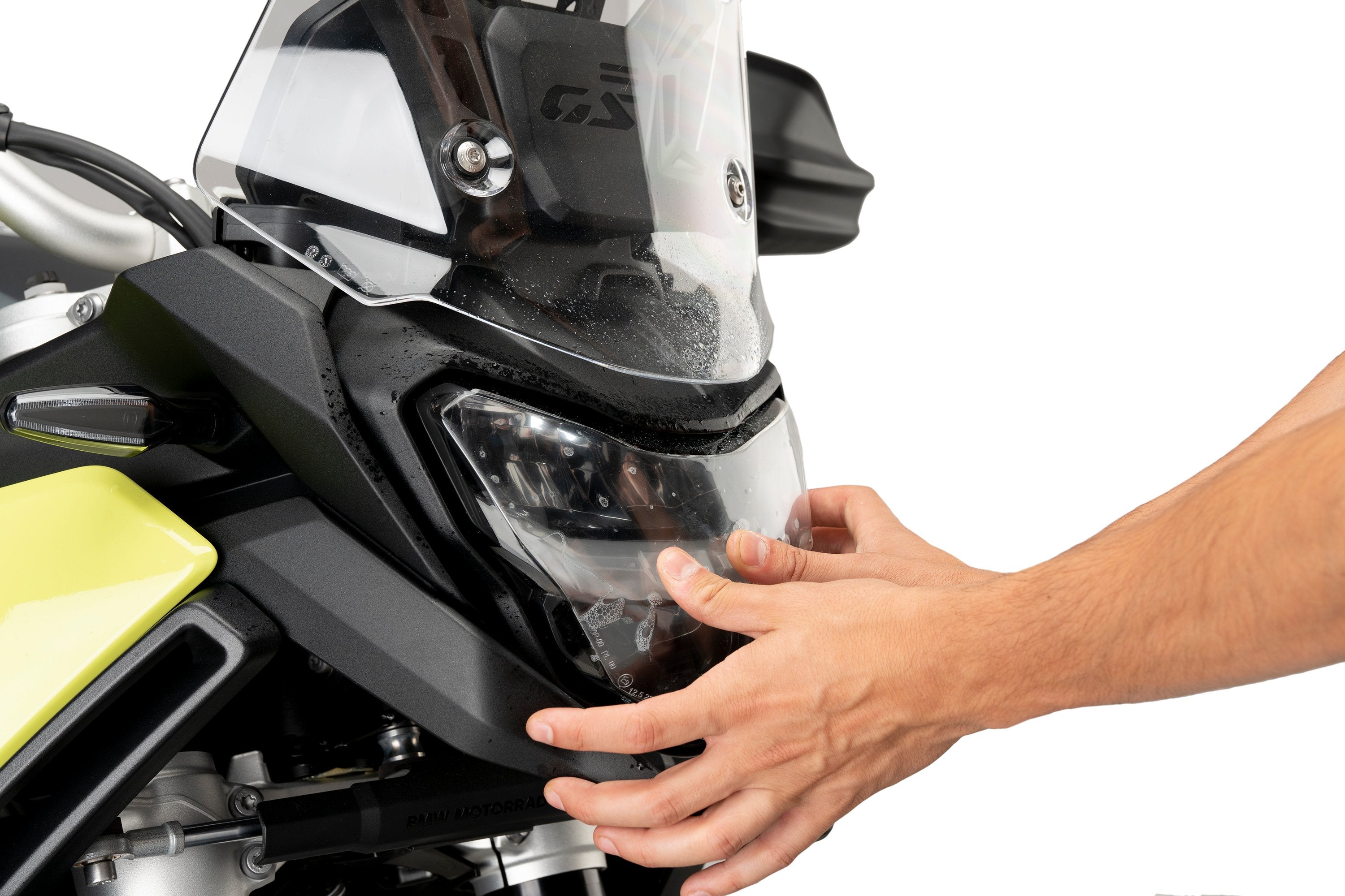 Puig Adhere Headlight Guard | Clear | BMW F 900 GS 2024>Current -  Shop name