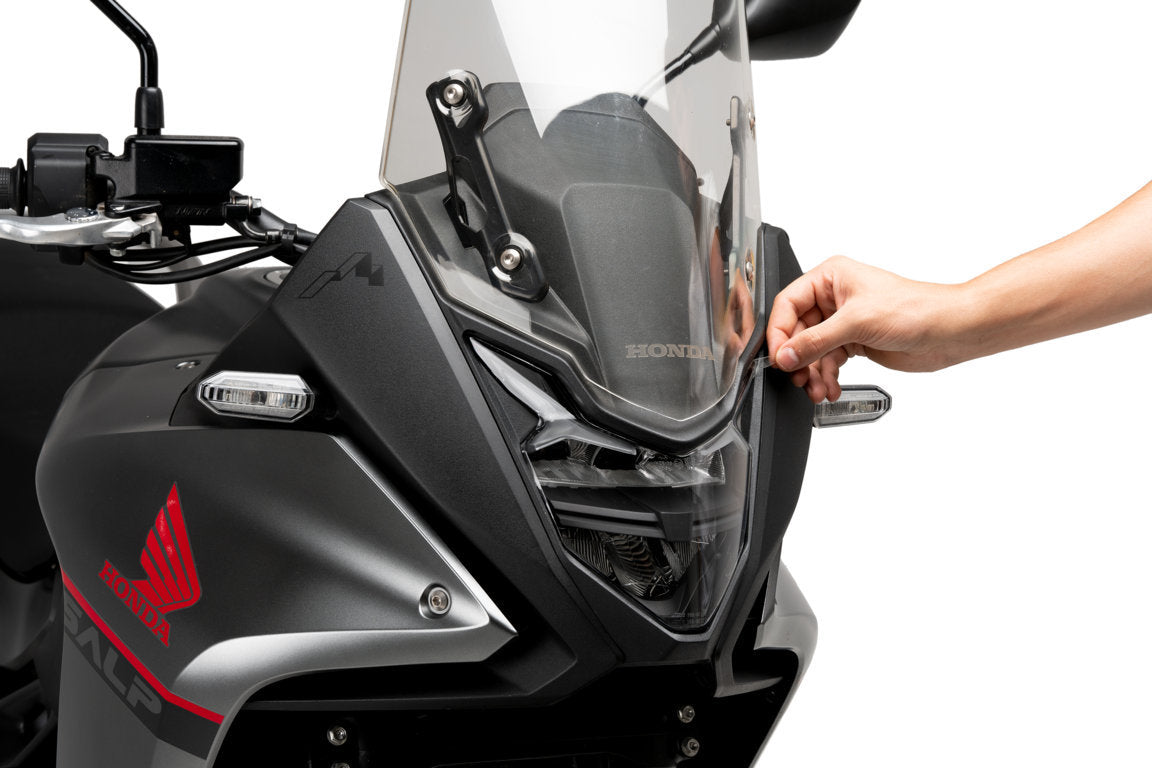Puig Adhere Headlight Guard | Clear | Honda XL750 Transalp 2023>Current -  Shop name