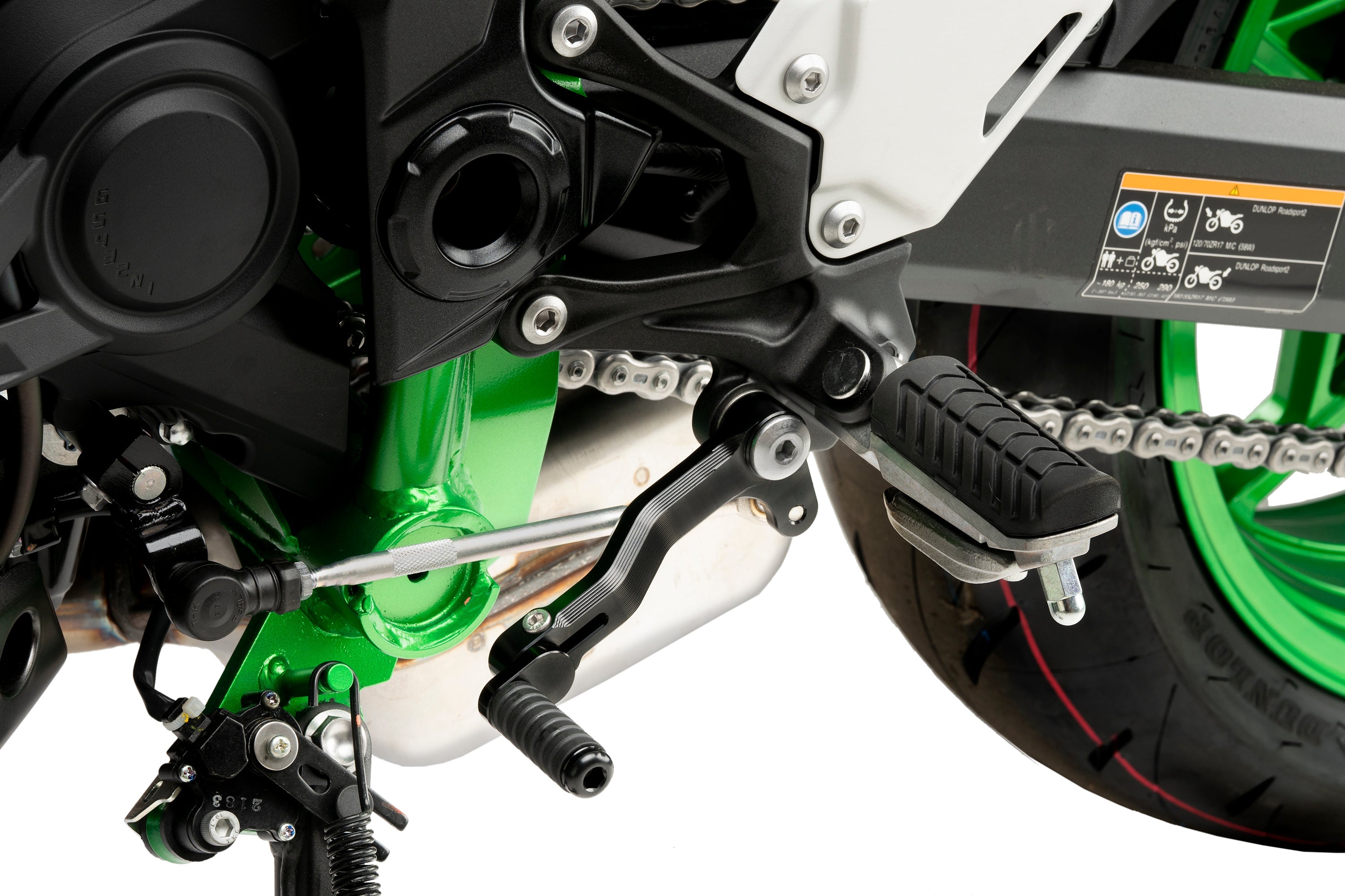 Puig Adjustable Gear Shift Pedal | Black | Kawasaki Z900 2023>Current -  Shop name