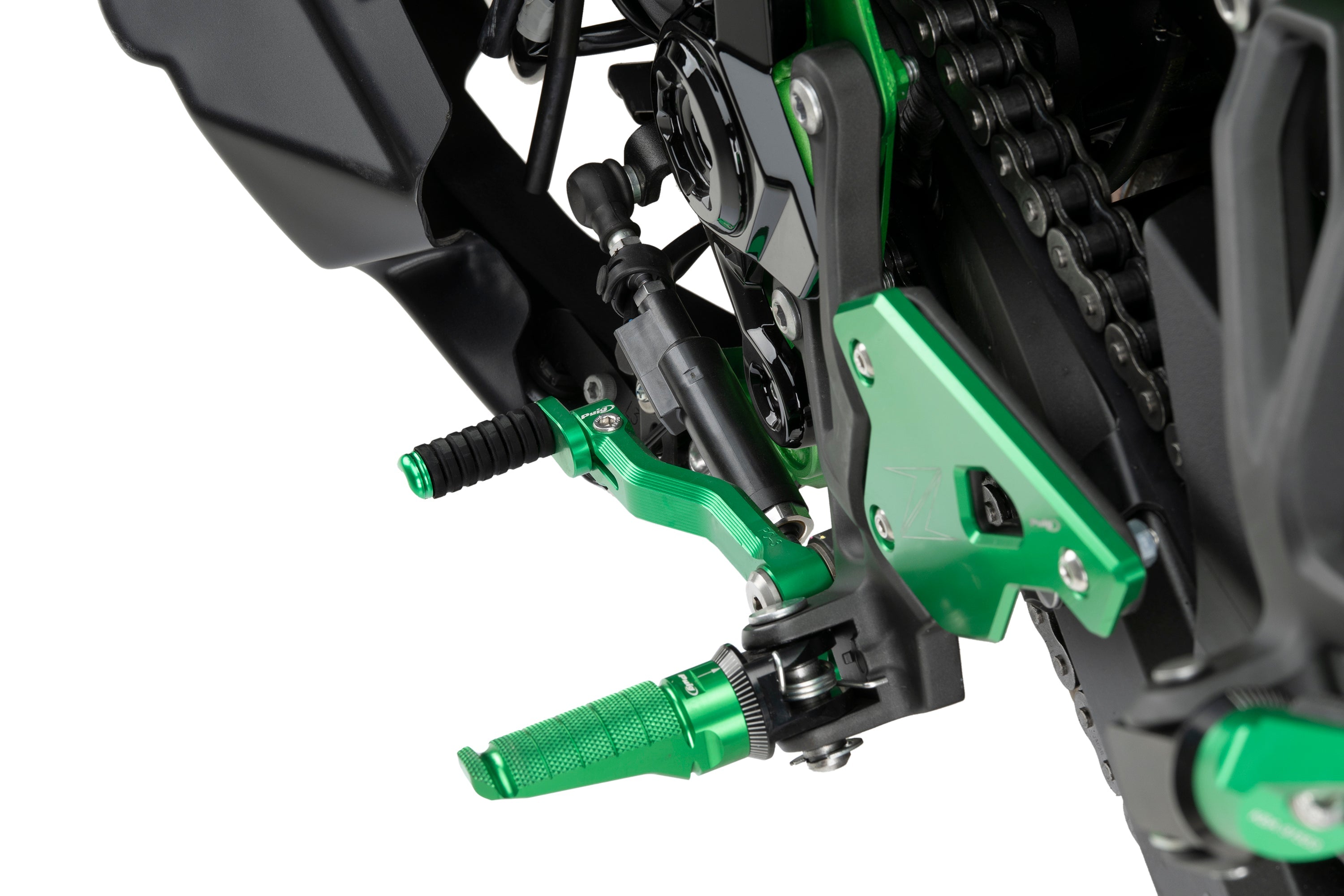 Puig Adjustable Gear Shift Pedal | Green | Kawasaki Z900 2023>Current -  Shop name