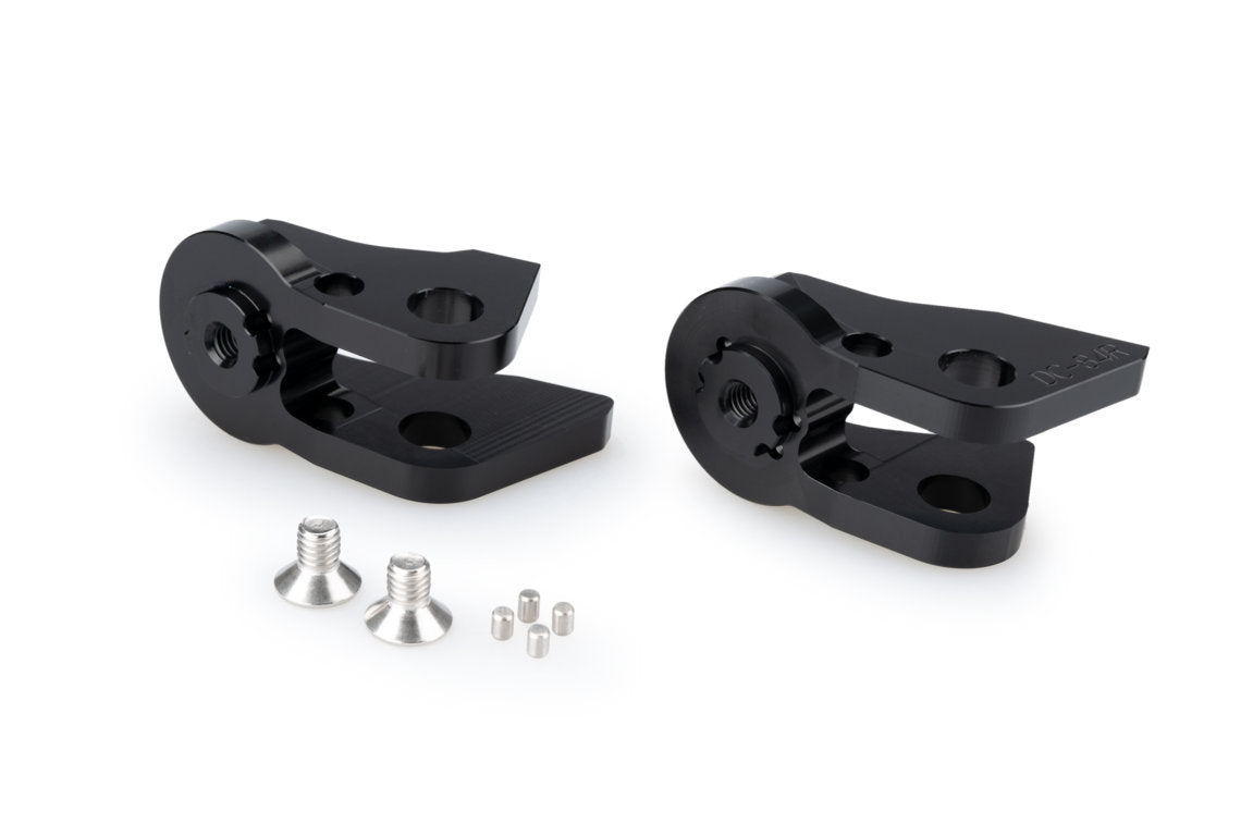Puig Adjustable Rider Footpeg Adaptor | Black | Honda NT1100 2022>Current -  Shop name