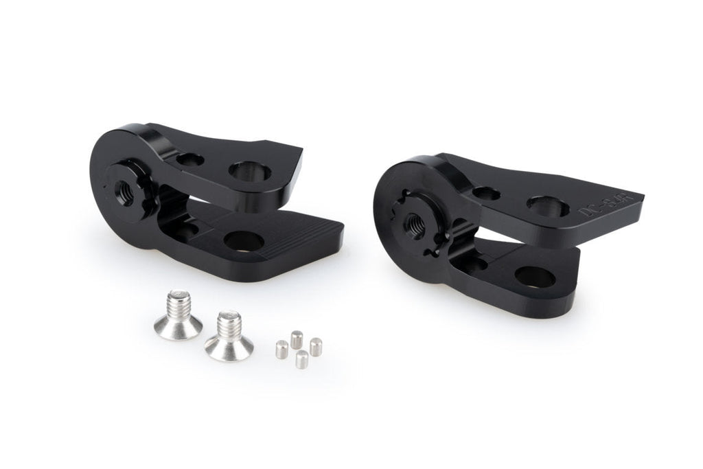 Puig Adjustable Footpeg Adaptors Rider Black - 20244N main image 0