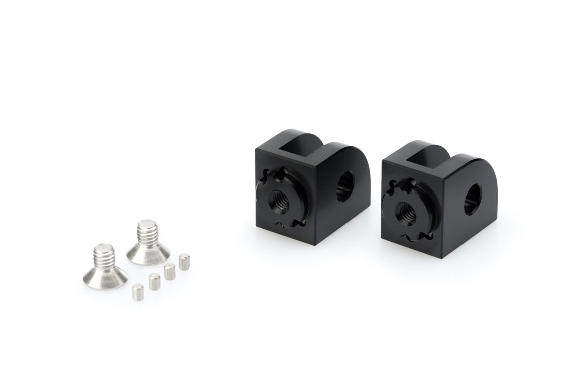 Puig Adjustable Rider Footpeg Adaptor | Black | Triumph Trident 660 2021>Current -  Shop name