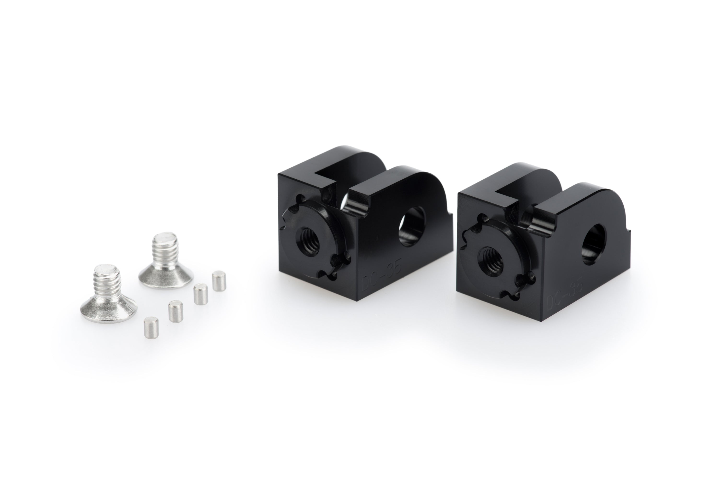 Puig Adjustable Rider Footpeg Adaptor | Black -  Shop name
