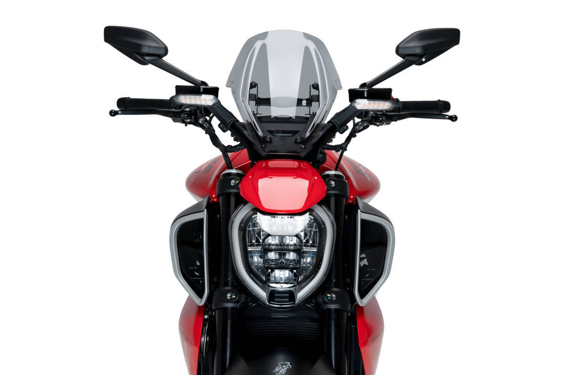 Puig Adjustable Sport Screen | Light Smoke | Ducati Diavel V4 2024>Current -  Shop name