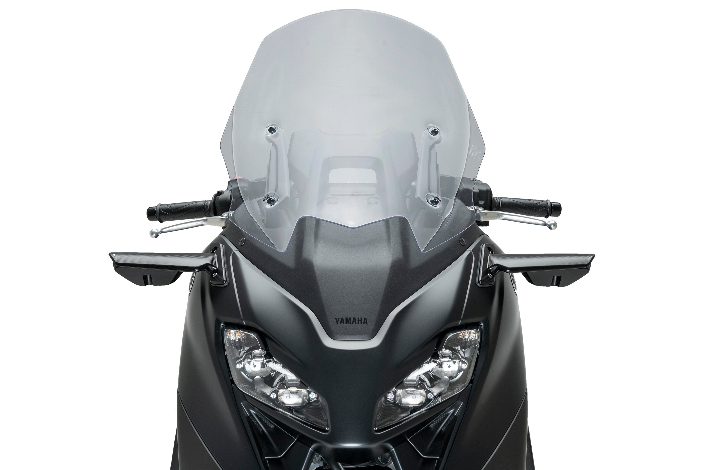 Puig Aileron Left Mirror | Black | Yamaha TMAX 560 2022>2024-Mirrors-Pyramid Motorcycle Accessories