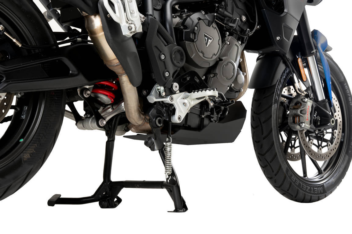 Puig Aluminium Belly Pan | Black | Triumph Tiger Sport 850 2020>2024 -  Shop name
