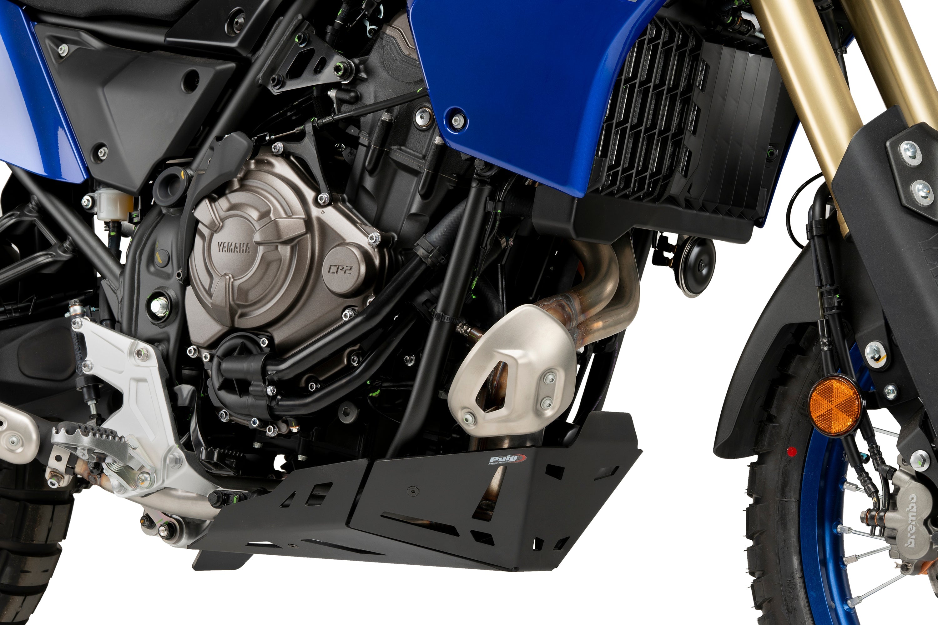 Puig Aluminium Belly Pan | Black | Yamaha Tenere 700 2019>2024 -  Shop name