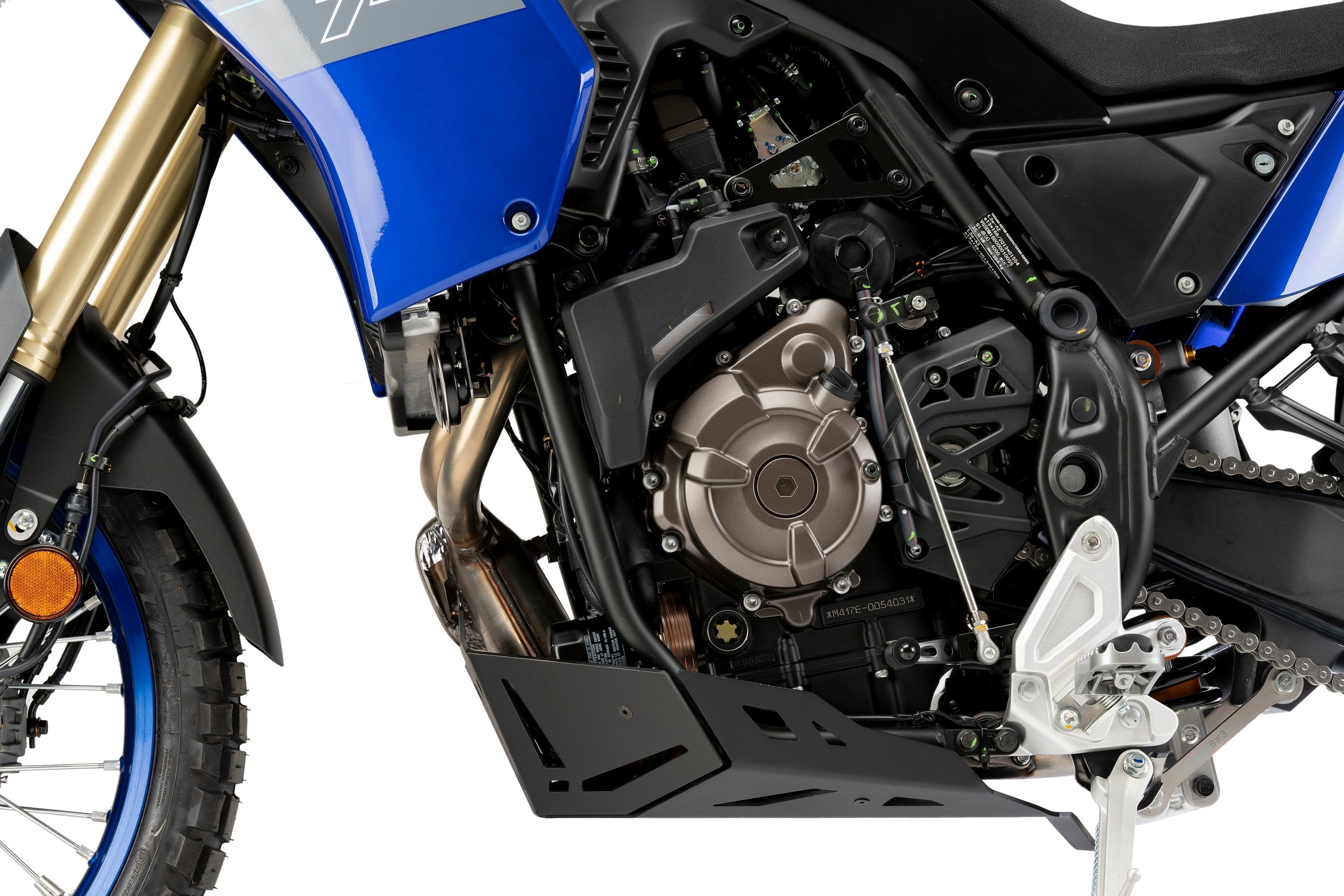 Puig Aluminium Belly Pan | Black | Yamaha Tenere 700 2019>2024 -  Shop name