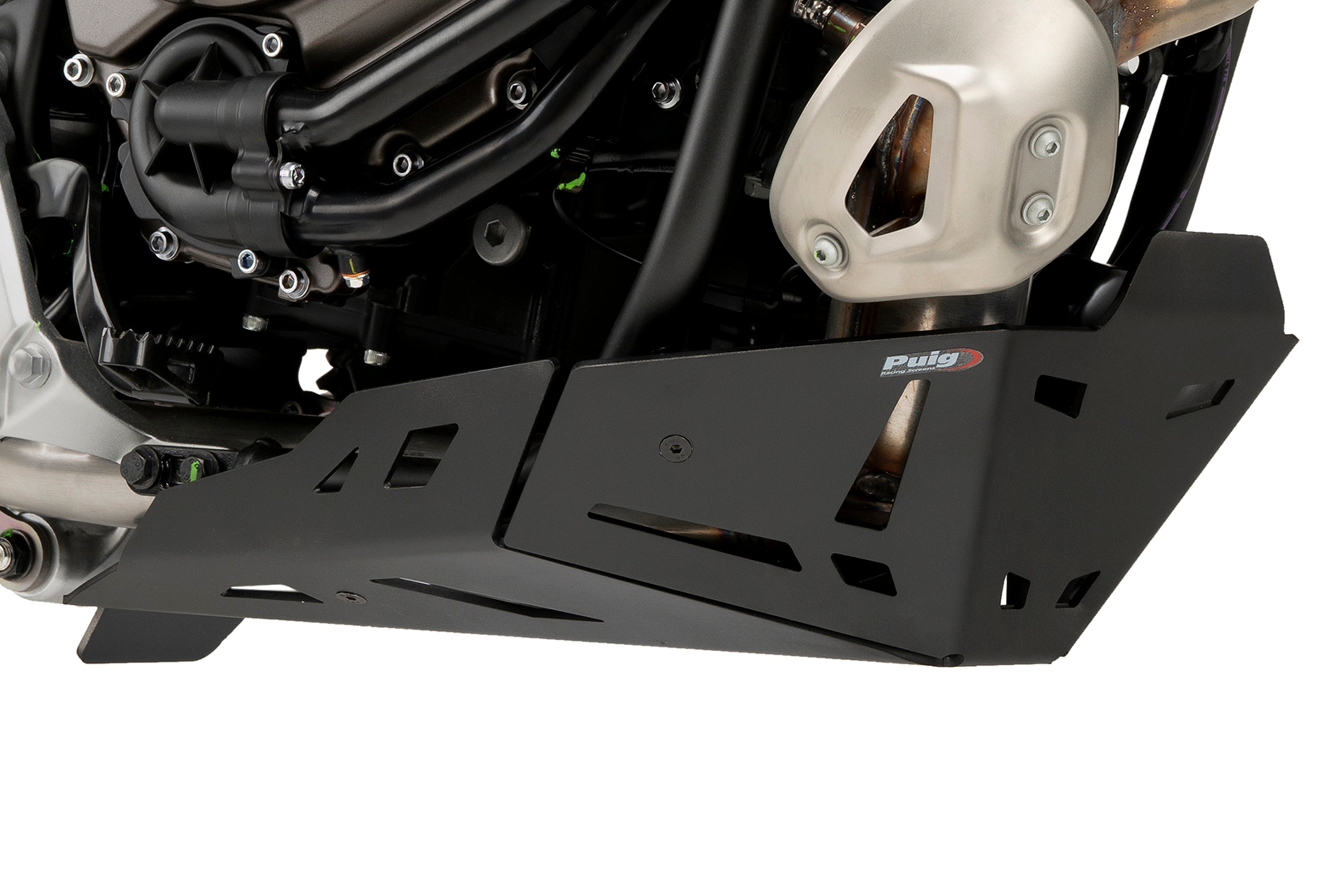 Puig Aluminium Belly Pan | Black | Yamaha Tenere 700 2019>2024 -  Shop name