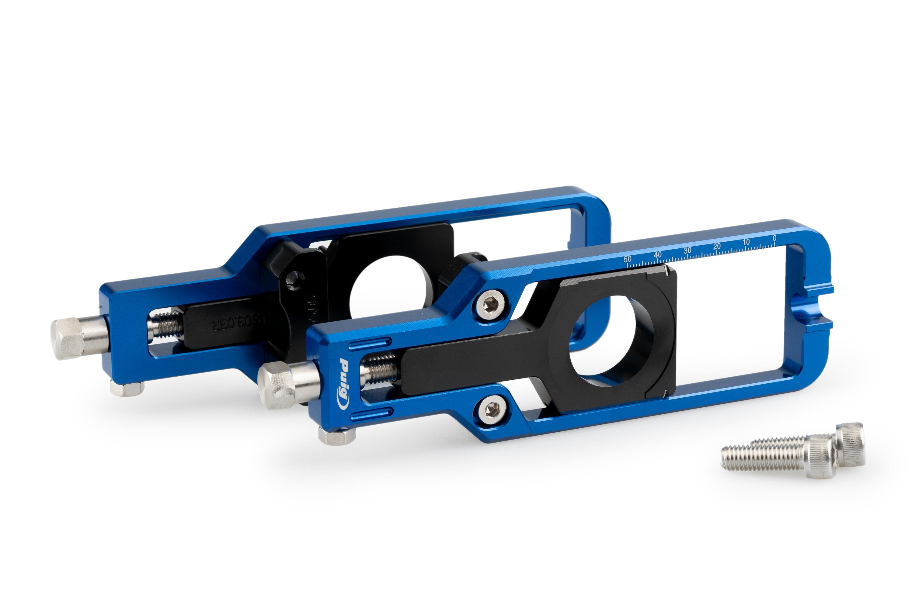 Puig Aluminium Chain Tensioner | Blue | Suzuki GSX-R1000R 2017>2021 -  Shop name