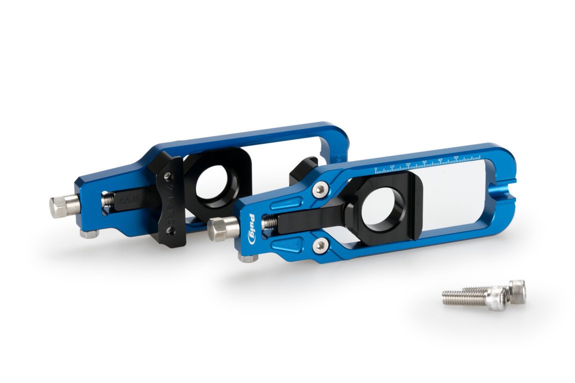 Puig Aluminium Chain Tensioner | Blue | Suzuki GSX-R600 2011>2016 -  Shop name