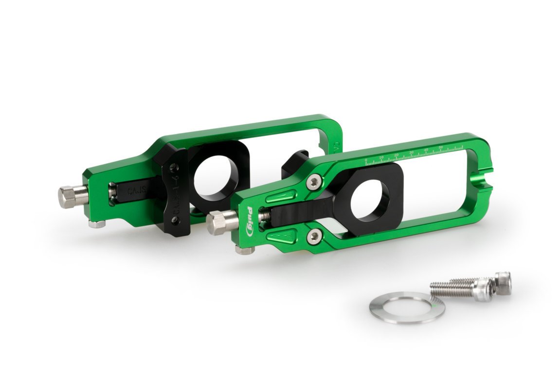 Puig Aluminium Chain Tensioner | Green | Suzuki GSX-R1000 2009>2016 -  Shop name