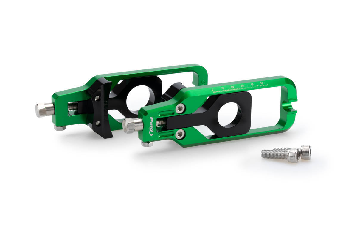 Puig Aluminium Chain Tensioner | Green | Yamaha YZF-R1 2015>2019 -  Shop name