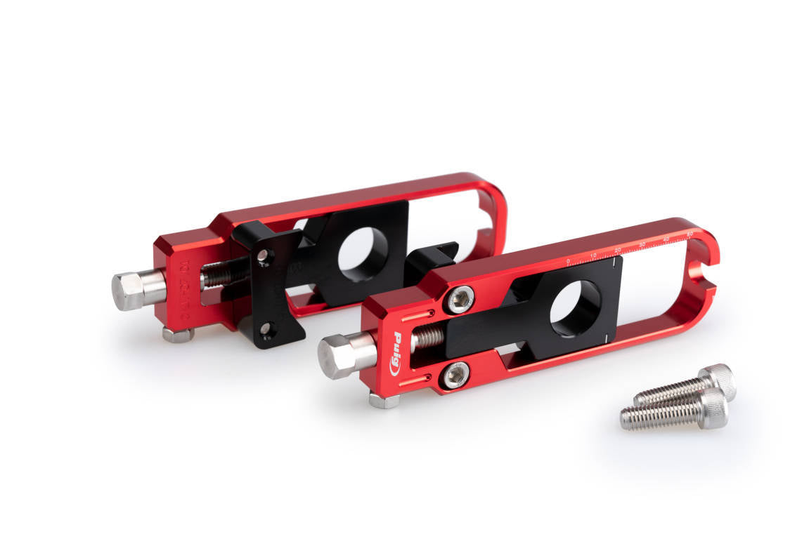 Puig Aluminium Chain Tensioner | Red | Honda NT1100 2022>Current -  Shop name