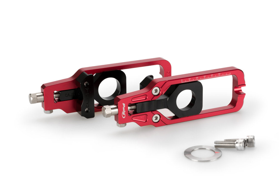 Puig Aluminium Chain Tensioner | Red | Suzuki GSX-R1000 2009>2016 -  Shop name