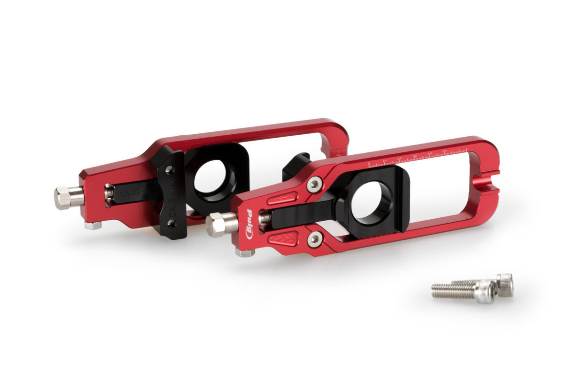 Puig Aluminium Chain Tensioner | Red | Suzuki GSX-R600 2011>2016 -  Shop name