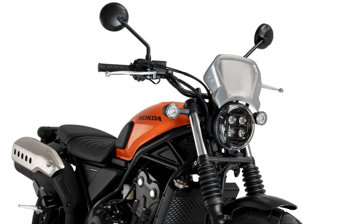 Puig Aluminium Fly Screen | Silver | Honda CL 500 2023>Current -  Shop name