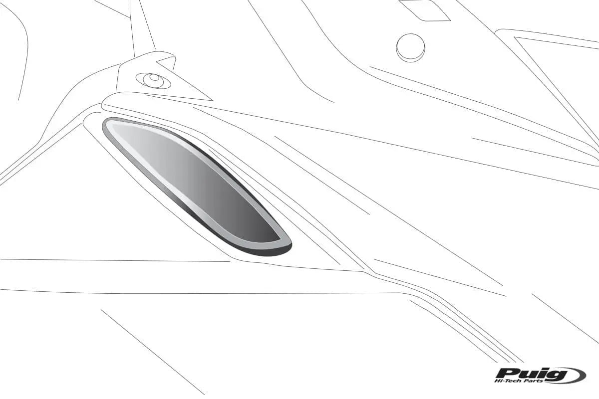 Puig Aluminium Mirror Caps | Gold | Yamaha TMAX 560 2020>2021 -  Shop name
