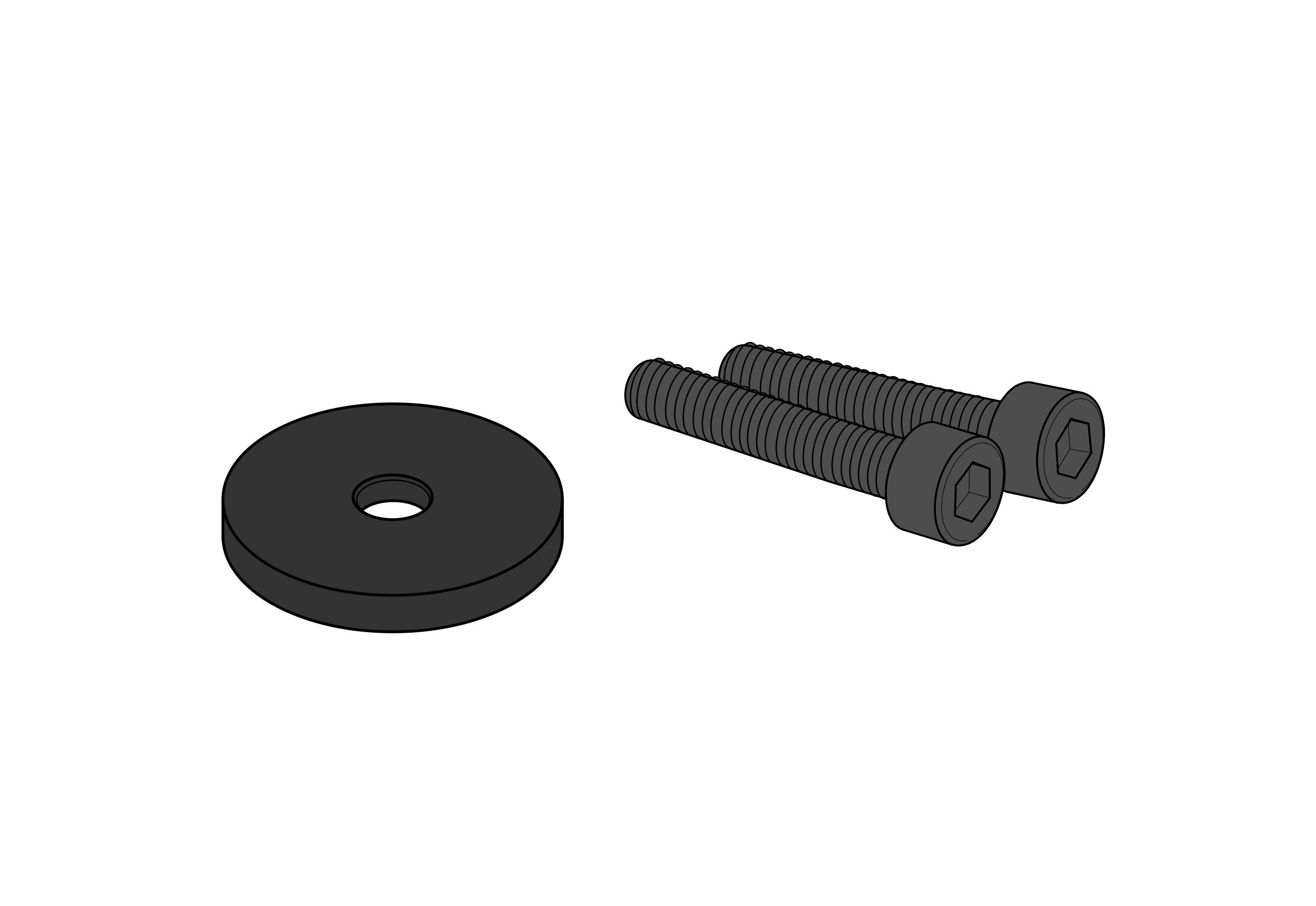 Puig Bar End Mirror Adaptor | Black | Yamaha MT-09/SP 2024>Current-Adaptors-Pyramid Motorcycle Accessories