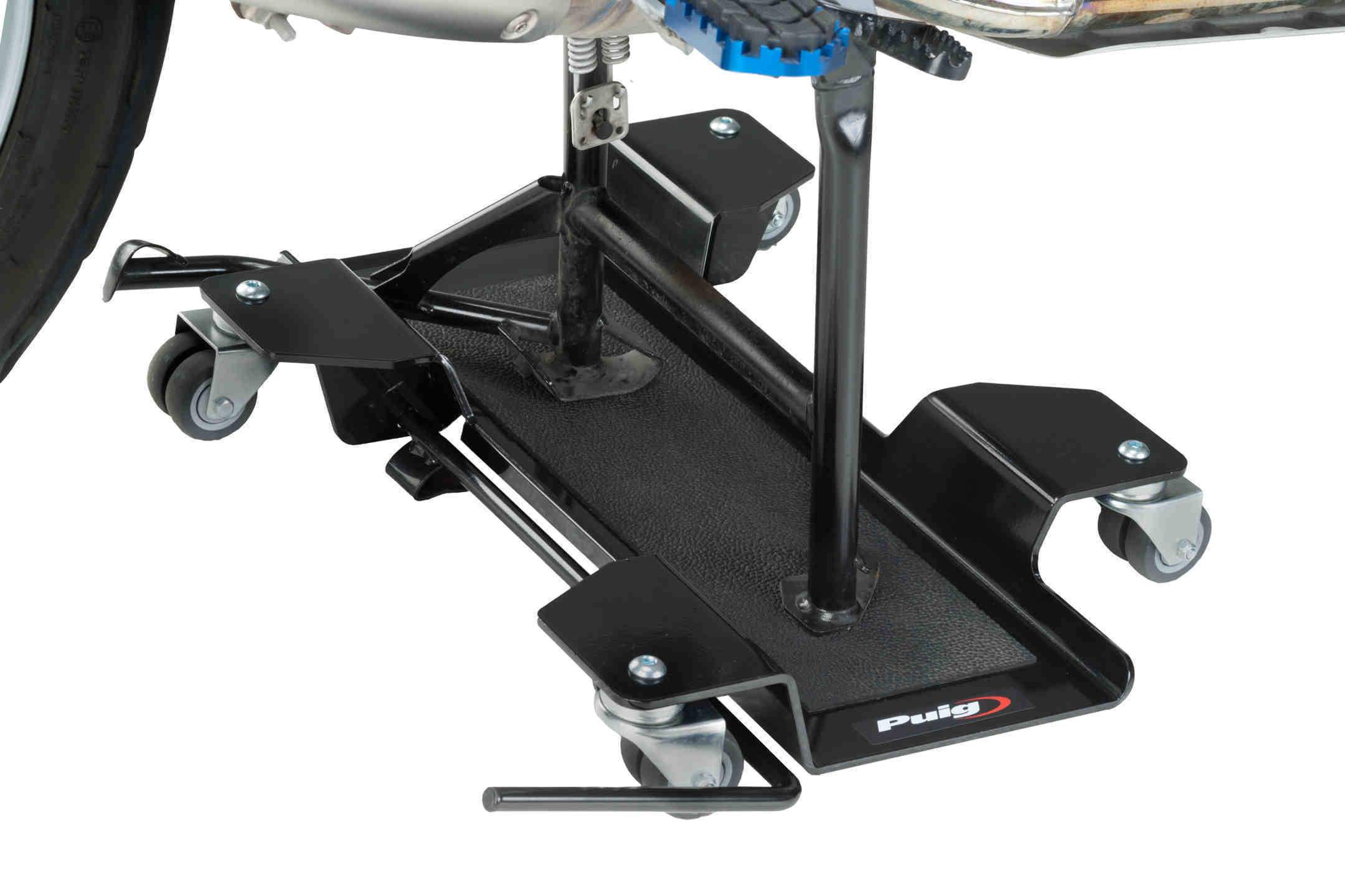 Puig Base Park & Move For Centre Stands | Black-M9974N-Bike Stands-Pyramid Motorcycle Accessories