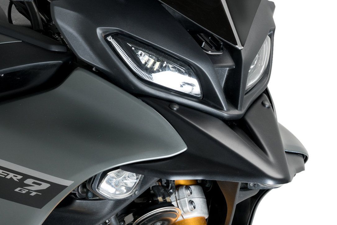 Puig Beak | Matte Black | Yamaha Tracer 9 GT/GT+ 2021>Current-M3837J-Beaks-Pyramid Motorcycle Accessories