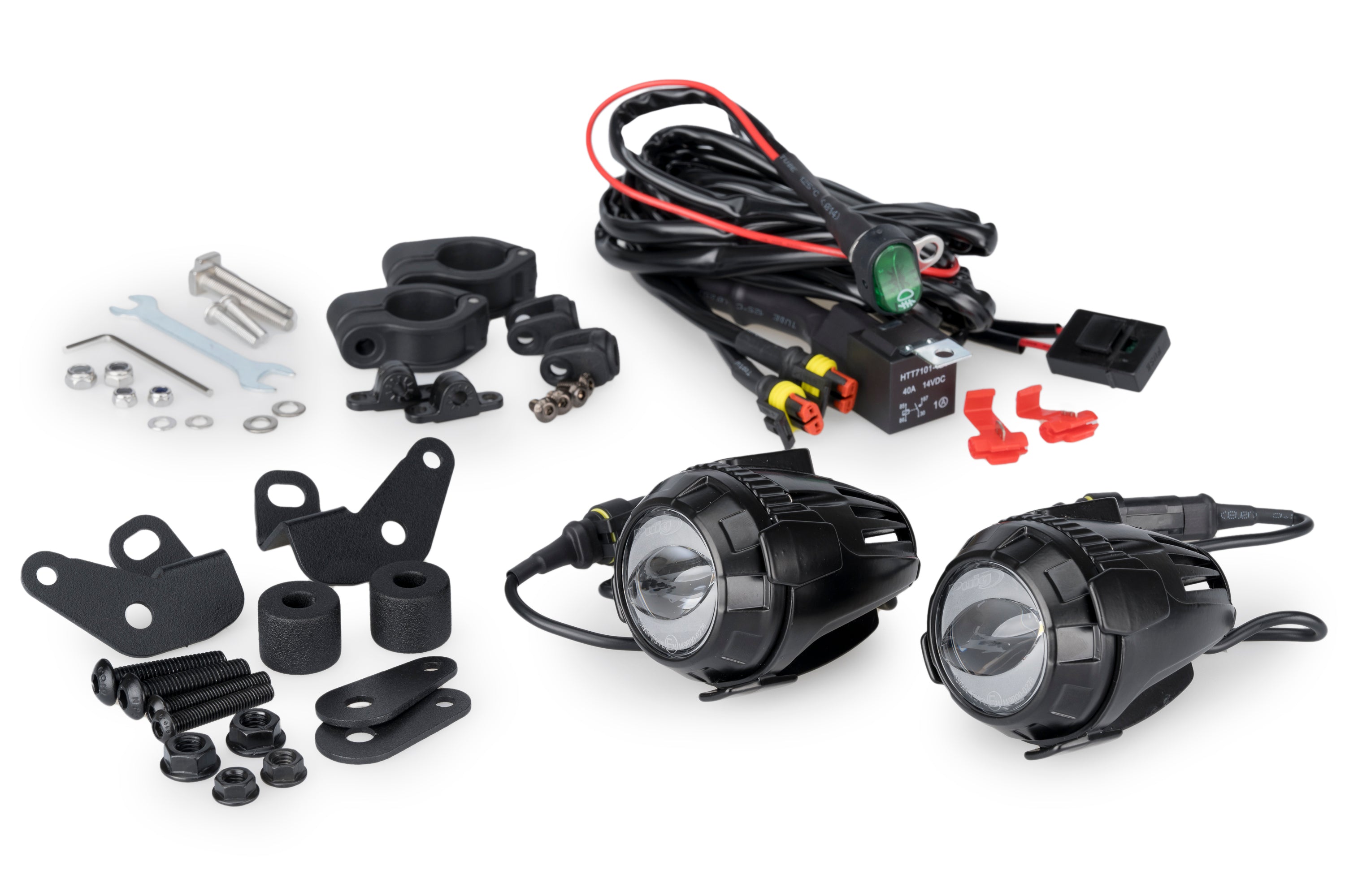 TEAUSA E9 Rijden Aux Mistlampen Lamp Licht Fit for BMW R 1200GS 1200 GS R1200GS LC Adventure ADV F 800GS/650GS 800/650 GS F650GS F800GS (Size : Yellow light set