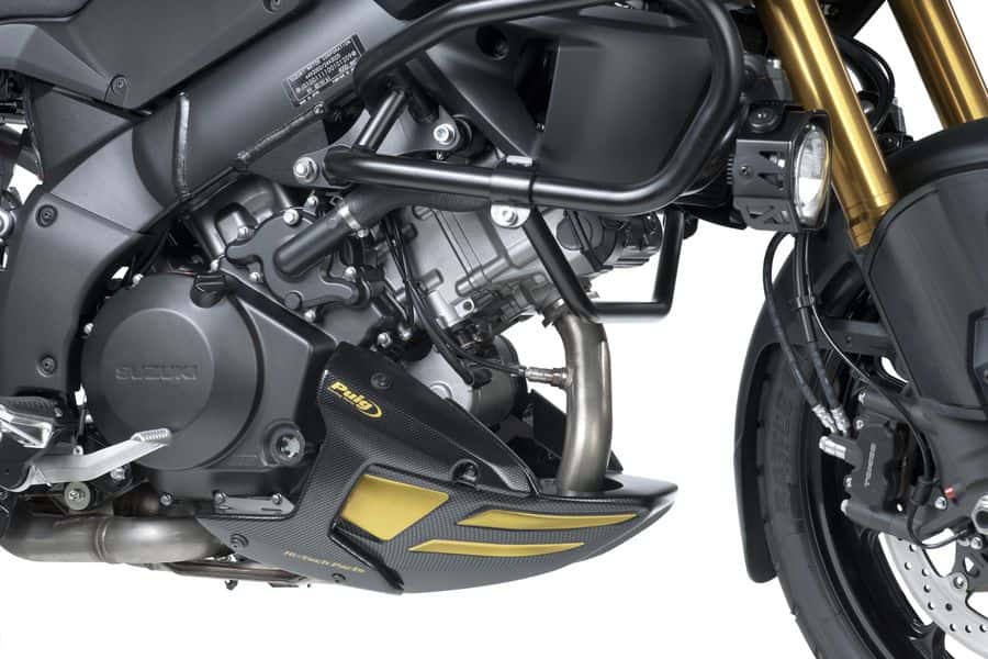 Puig Belly Pan | Carbon Look | Suzuki V-Strom 1000 2014>2015-M7231C-Belly Pans-Pyramid Motorcycle Accessories