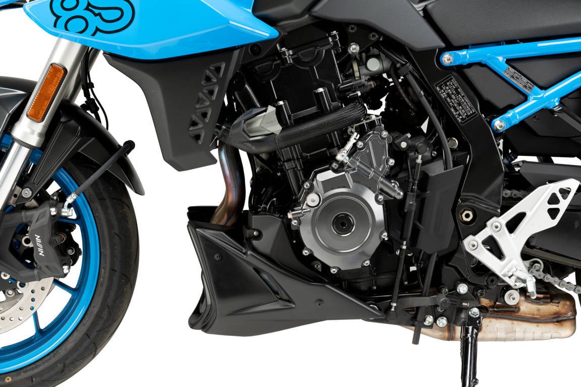 Puig Belly Pan | Matte Black | Suzuki GSX-8S 2023>Current-M21698J-Belly Pans-Pyramid Motorcycle Accessories