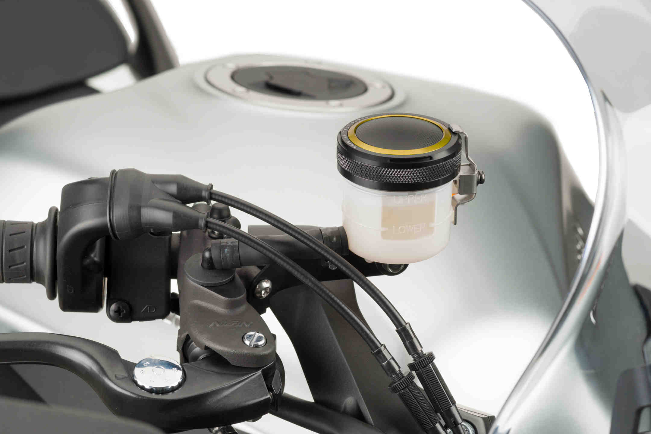 Puig Brake Fluid Reservoir Cover | Gold | Yamaha YZF-R1 2004>Current-Reservoir Covers-Pyramid Motorcycle Accessories