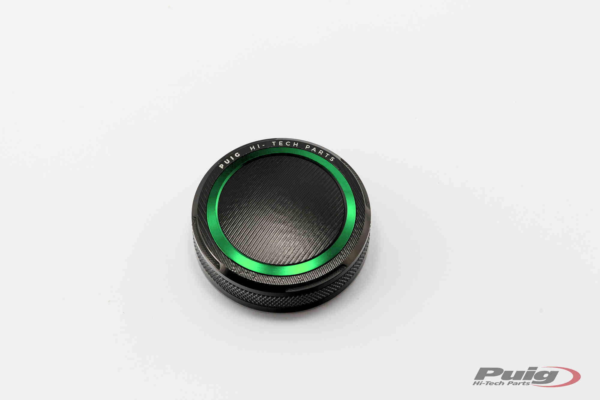 Puig Brake Fluid Reservoir Cover | Green | Kawasaki Ninja 1000 SX 2020>2024-Reservoir Covers-Pyramid Motorcycle Accessories