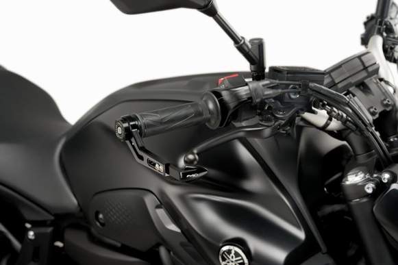 Puig Brake Lever Protector | Black | Yamaha MT-09 2021>2023-Lever Guards-Pyramid Motorcycle Accessories