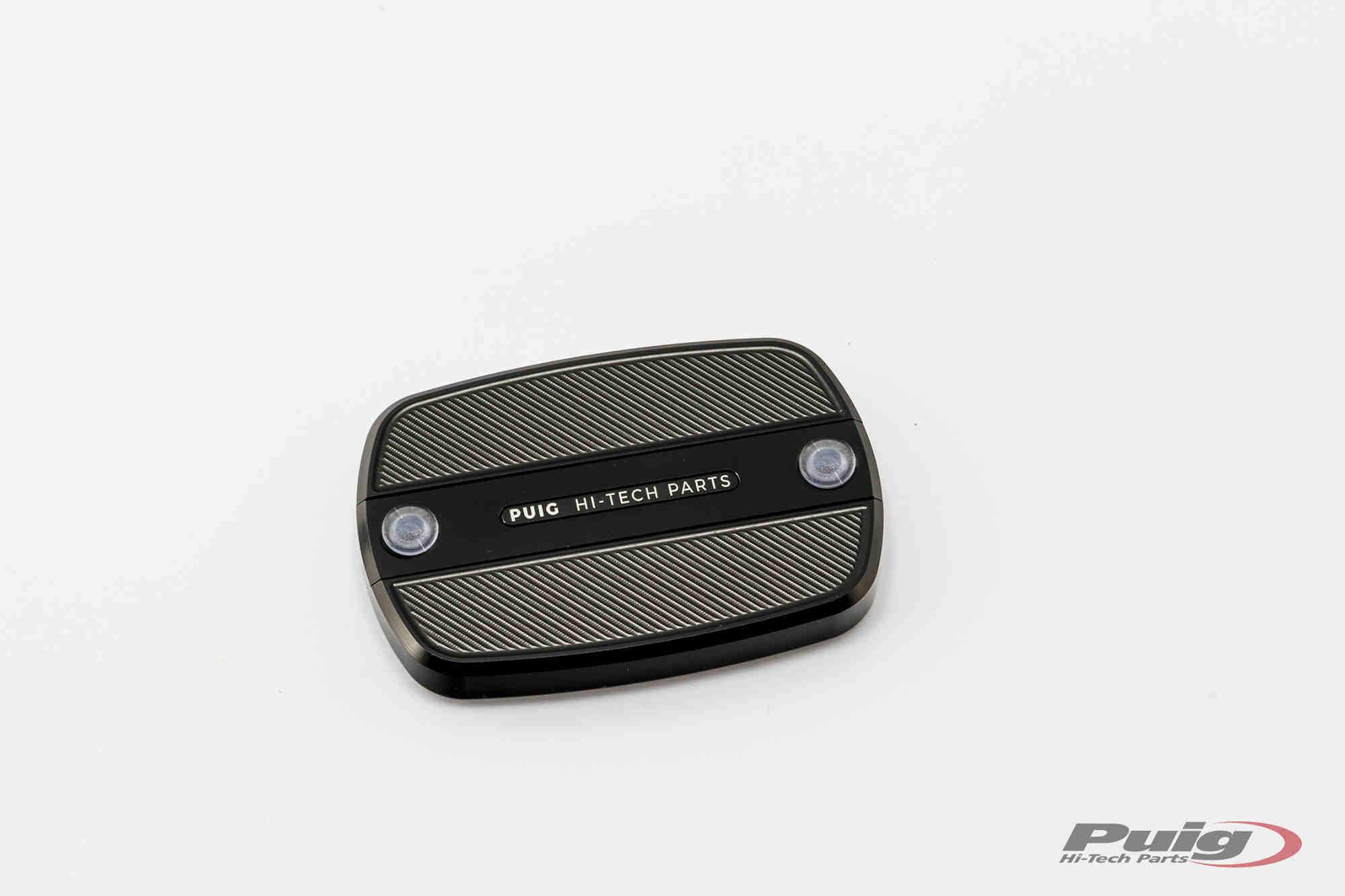 Puig Brake/Clutch Fluid Reservoir Cover | Black | Yamaha TMAX 500 2008>2011 -  Shop name