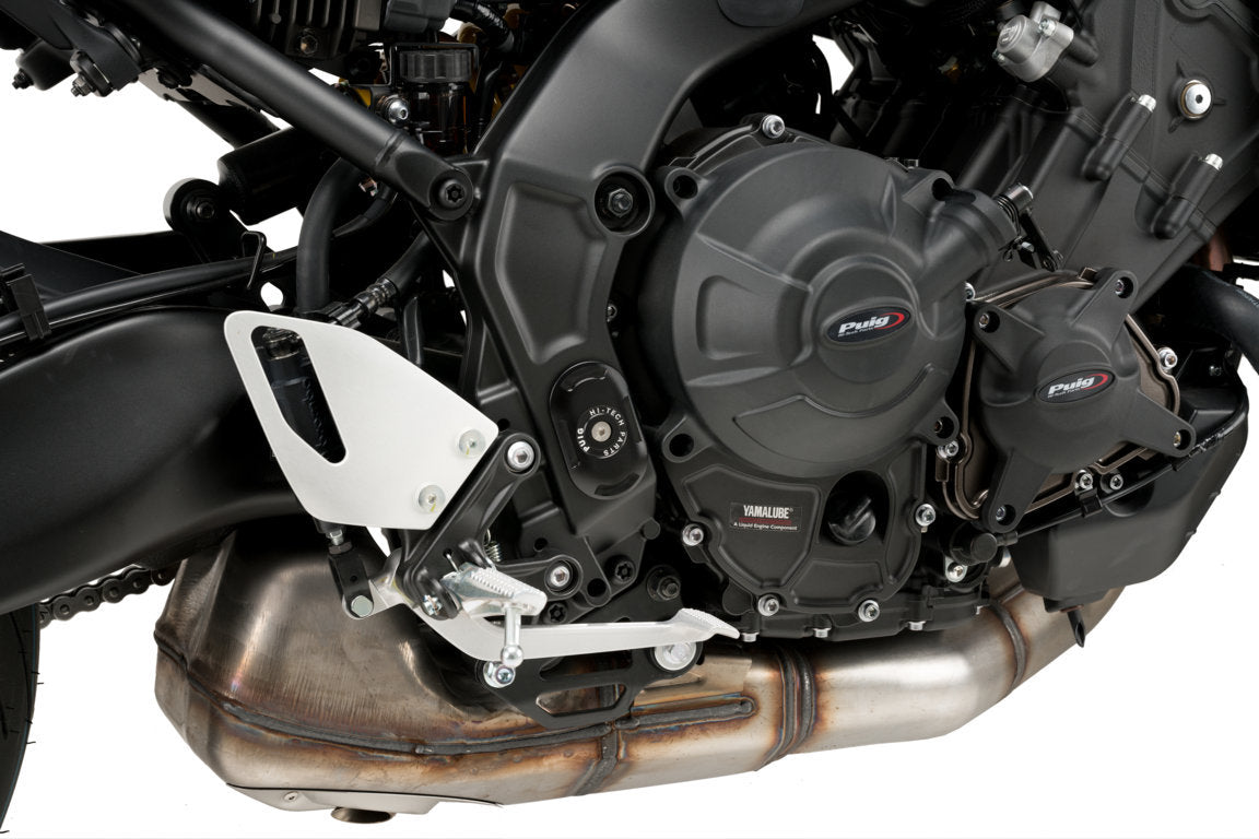 Puig Chassis Covers | Black | Yamaha XSR 900 2022>Current-M21089N-Frame End Caps-Pyramid Motorcycle Accessories