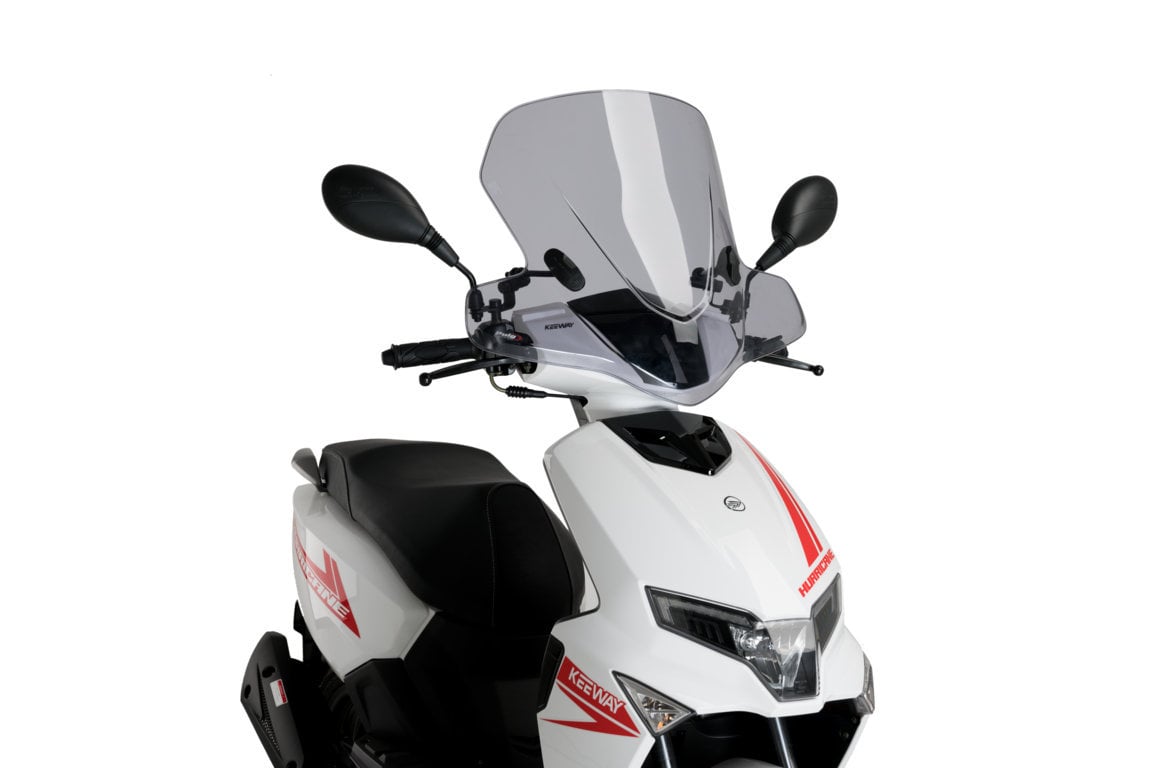 Puig City Touring Screen | Light Smoke | Keeway Hurricane 50 2021>Current -  Shop name