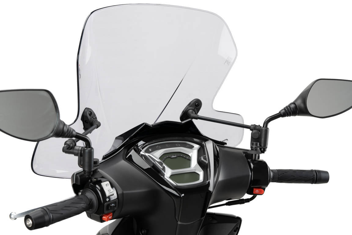 Puig City Touring Screen | Light Smoke | Kymco Agility S 125i 2021>Current -  Shop name