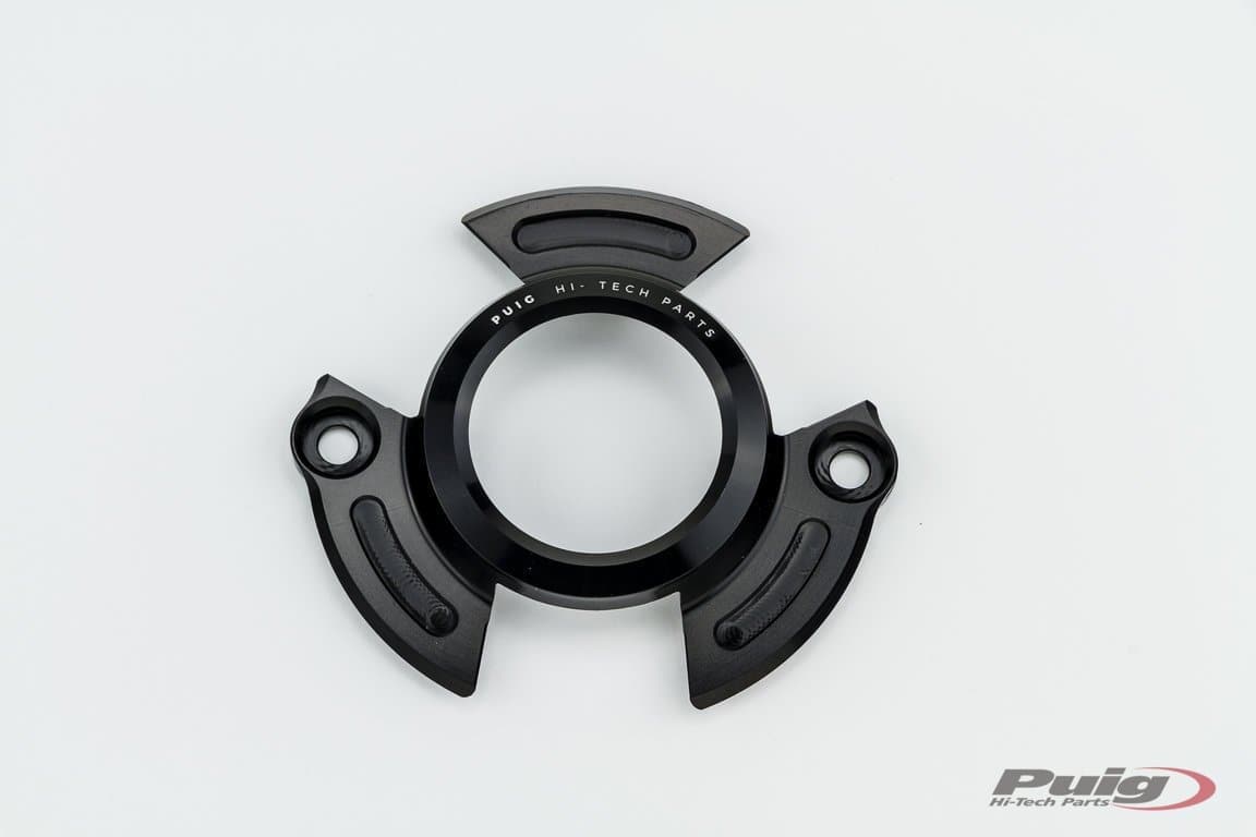 Puig Clutch Case Cover | Black | Yamaha TMAX 530 2017>2019 -  Shop name