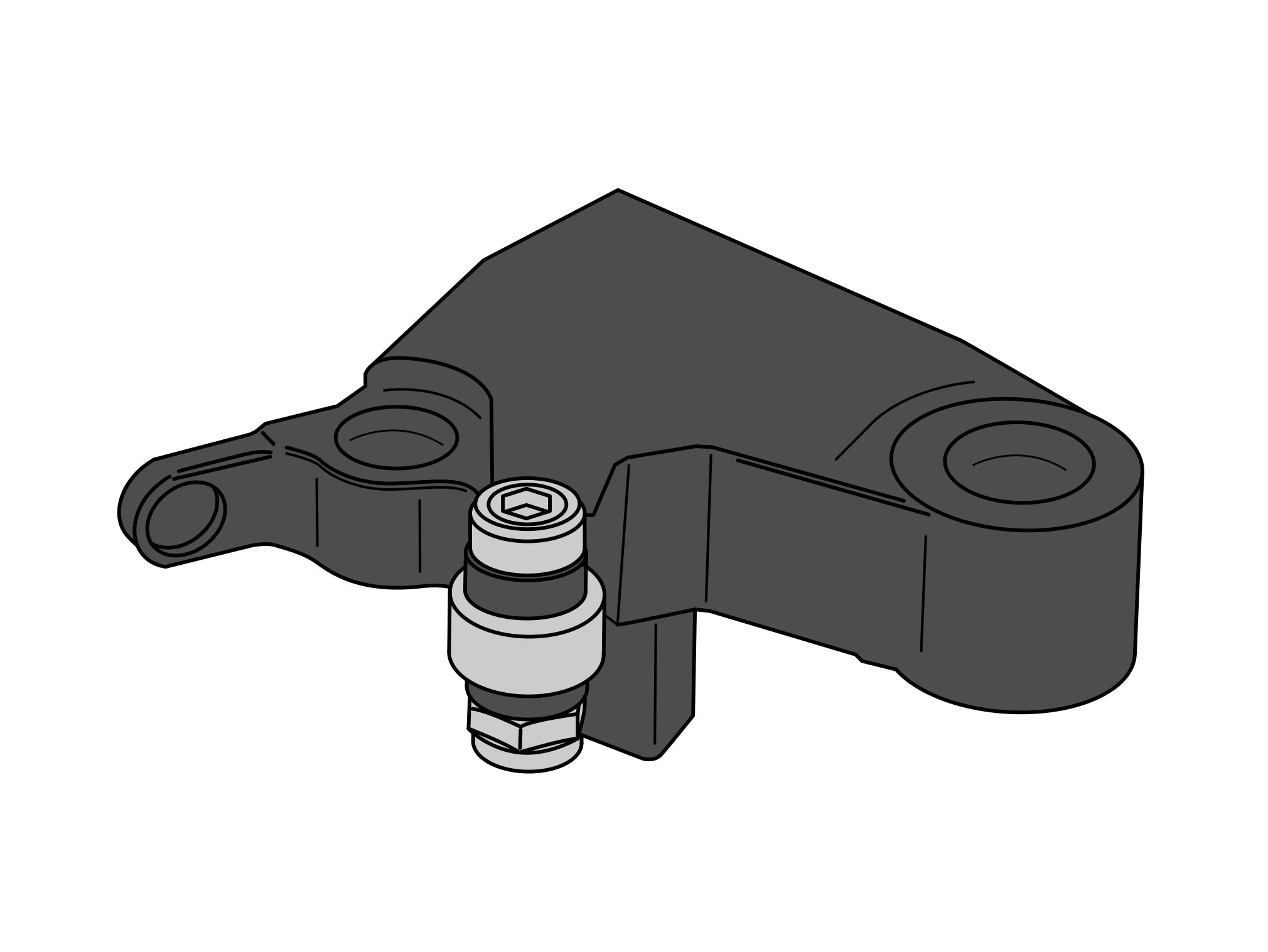 Puig Clutch Lever Adaptor | Black | Benelli TRK 702/702 X 2023>Current -  Shop name